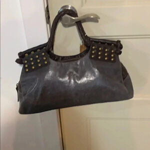 Matt & Nat |  Gray and Brown Satchel